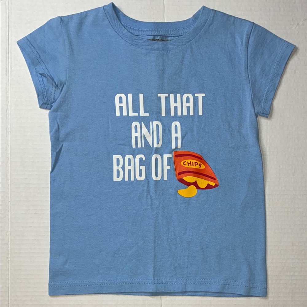 Blue Kids T-Shirt with Fun Graphic